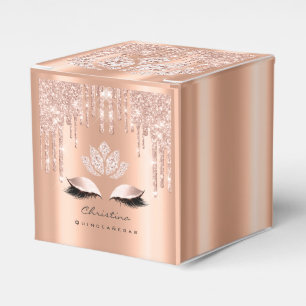 Ballotins Quinceañeras Douce 16e Parties scintillant de Rose