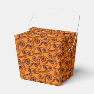 Ballotins Quirky Paisley Eye Orange Motif Éffrayant Hallowee