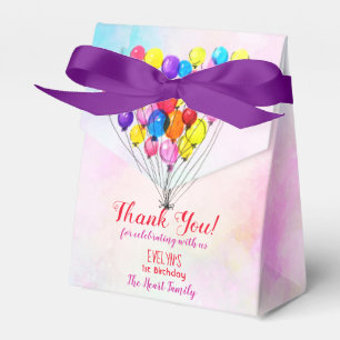 Ballotins Rainbow BALLOON Girl 1er Anniversaire nuage rose M