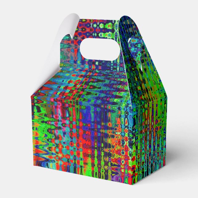 Ballotins Rainbow Chevron Abstrait (Arrière)