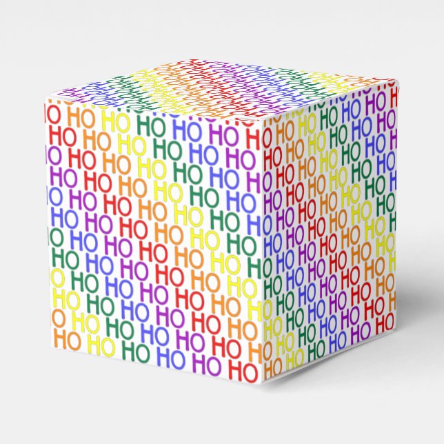 Ballotins Rainbow Ho Ho Ho Motif Cadeaux (Verso)