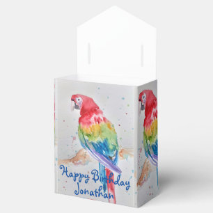Ballotins Rainbow Parrot Bird Enfant Ballotin de gâteau d'an