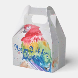 Ballotins Rainbow Parrot Bird Enfant Ballotin de gâteau d'an