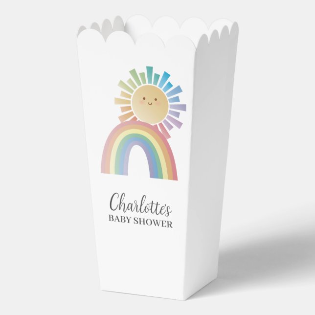 Ballotins Rainbow Sunshine Genre Baby shower neutre (Recto)