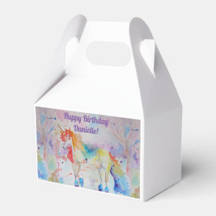 Ballotins Rainbow Unicorn Girls Birthday Cake Ballotin