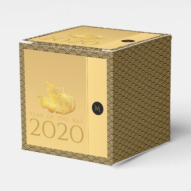Ballotins Rat Année 2020 fruits Élégant Monogram CC Ballotin (Verso)