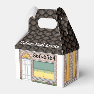 Ballotins Realtor Open House Home Forme Boîte de traitement