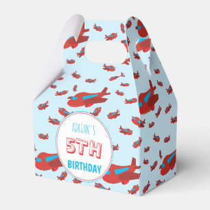 Ballotins Red Blue Avion Motif Enfants Garçons Filles Annive