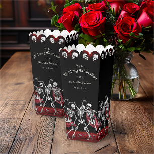 Ballotins Red Death Dancing Skeletons Mariage gothique