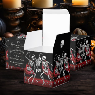 Ballotins Red Death Dancing Skeletons Mariage gothique