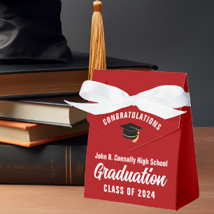 Ballotins Red Félicitations Graduate 2025 Graduation Party