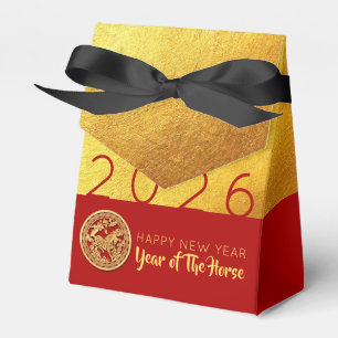 Ballotins Red Gold Horse découpe papier 2026 PFBT