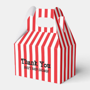 Ballotins Red & White Circus Stripes Party Favoriser les boî