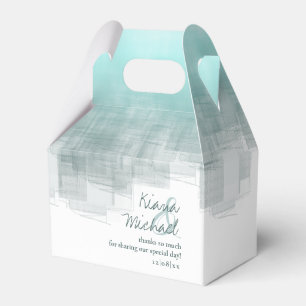 Ballotins Réflexions aquarelle Merci Turquoise V2 ID774