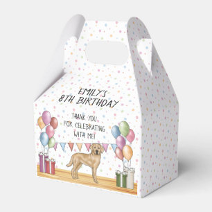 Ballotins Remerciement d'anniversaire de chien Retriever Lab