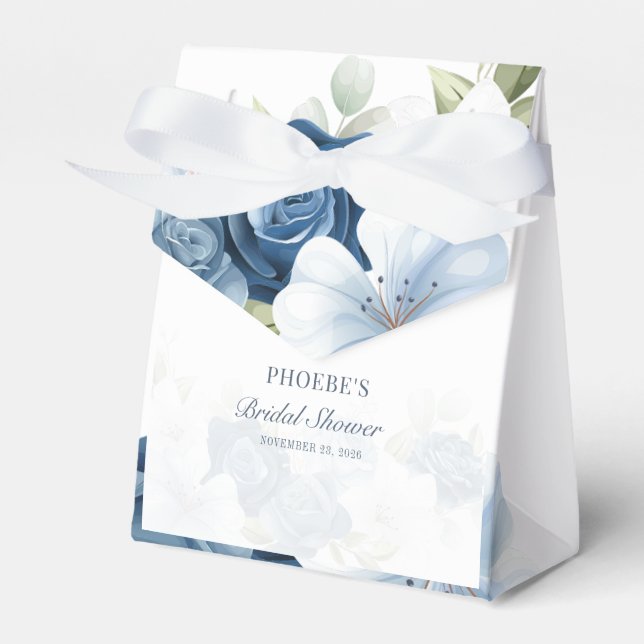Ballotins Remerciement pour Baby Shower Floral Déjeuner (Verso)