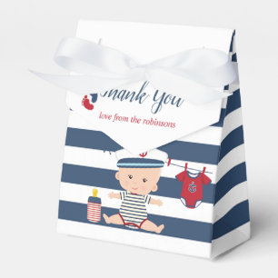 Ballotins Remerciement pour Baby Shower Garçon Marin