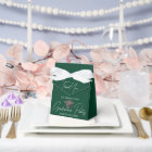 Remerciements de fête de fin d'études chic vert fo