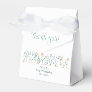 Ballotins Remerciements pour Baby Shower Papillon Fleur Sauv