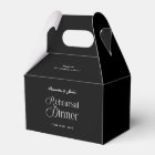 Remerciements pour le dîner de répétition Moderne