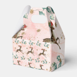 Ballotins Renne avec fleurs dans les bois motif