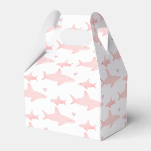 Ballotins Requins mignons rose blanc BALLOTIN BABY SHOWER