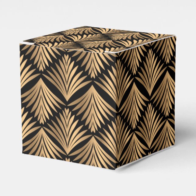 Ballotins Retro Black Gold Art Déco Gatsby Soirée de mariage (Verso)