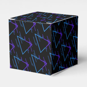 Ballotins Retro Neon Motif géométrique 2 Cube