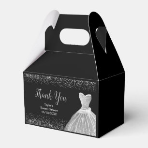 Ballotins Robe argentée fausse brillance Sweet 16