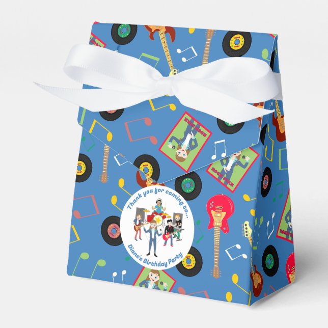 Ballotins Rock Star Girl Band Anniversaire (Verso)