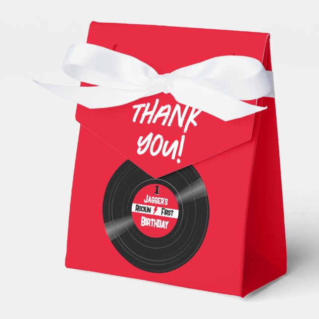 Ballotins Rockin Anniversaire Vinyl Record Rouge (Verso)