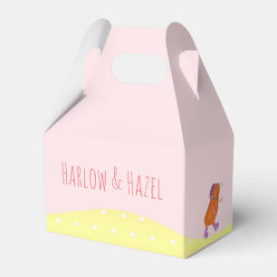 Ballotins Rollersking chien & cobaye fête boîte de faveur