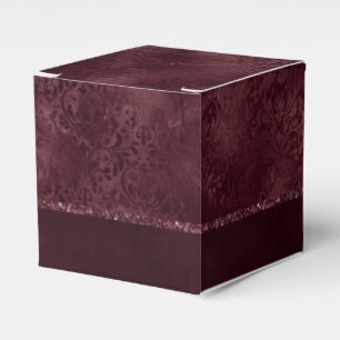 Ballotins Romance Vin De Minuit   Dark Satiny Grunge Damask