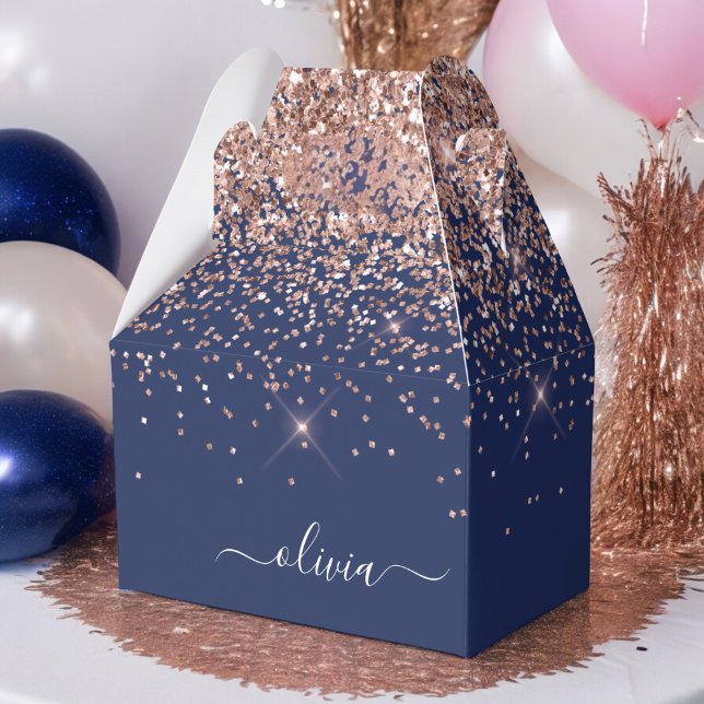 Ballotins Rose bleu marine Gold Blush Pink Parties scintilla (Créateur téléchargé)