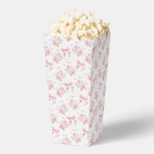 Ballotins Rose de cottage rose avec coquette Bow