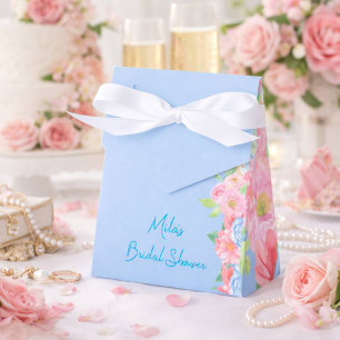 Ballotins rose et bleu floral