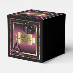 Ballotins Rose et or Metallic - 00e anniversaire   Texte do-