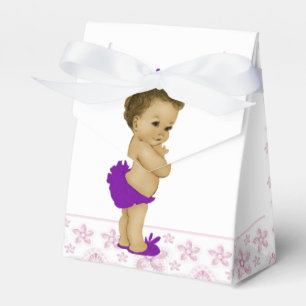 Ballotins Rose et violet afro-américain bébé fille douche