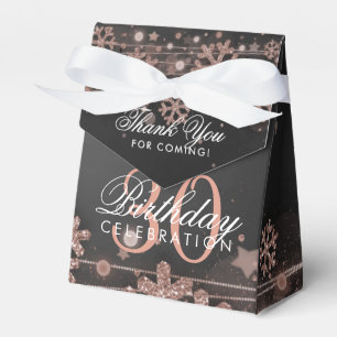 Ballotins Rose Gold Black Hiver 30e anniversaire Merci