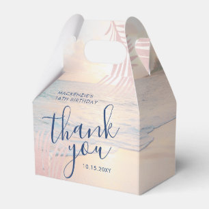 Ballotins Rose Gold Blush Pink Beach Anniversaire Élégant Ga