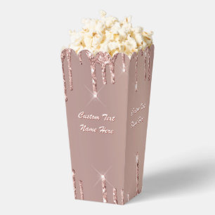 Ballotins Rose Gold Parties scintillant Nom de texte personn
