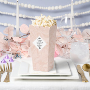 Ballotins Rose marbré Élégant mariage vintage  marbré