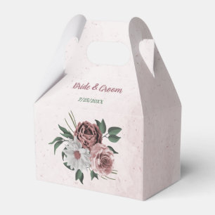 Ballotins rose romantique rose, blanc et cannelle mariage