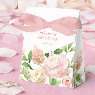 Ballotins Rose rose élégant Baby shower floral fille
