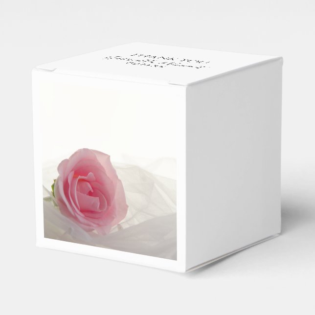 Ballotins Rose rose sur Mariage blanc (Verso)