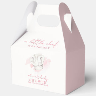 Ballotins Rose Simple Moderne Petit Chef Baby shower