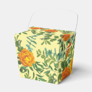 Ballotins Roses Mariages orange jaune printemps