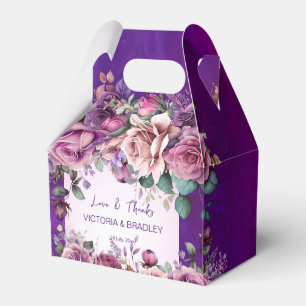 Ballotins Roses rose violet élégant mariage faveurs personna