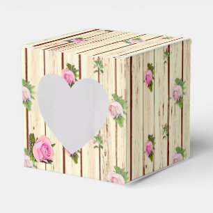 Ballotins Roses Rustiques rose Bois Ballotin floral rayé