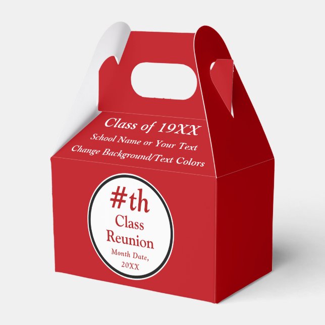 Ballotins Rouge, Blanc, Classe Retrouvailles Idées De Sac Ca (Verso)